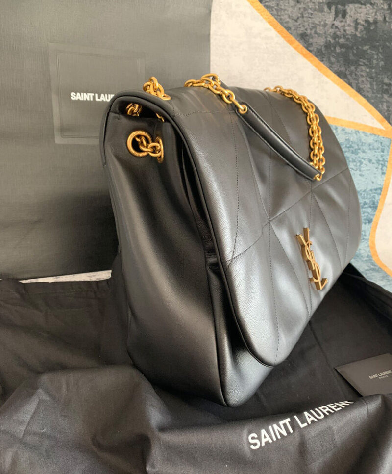Saint Laurent Jamie 4.3 In Lambskin Black